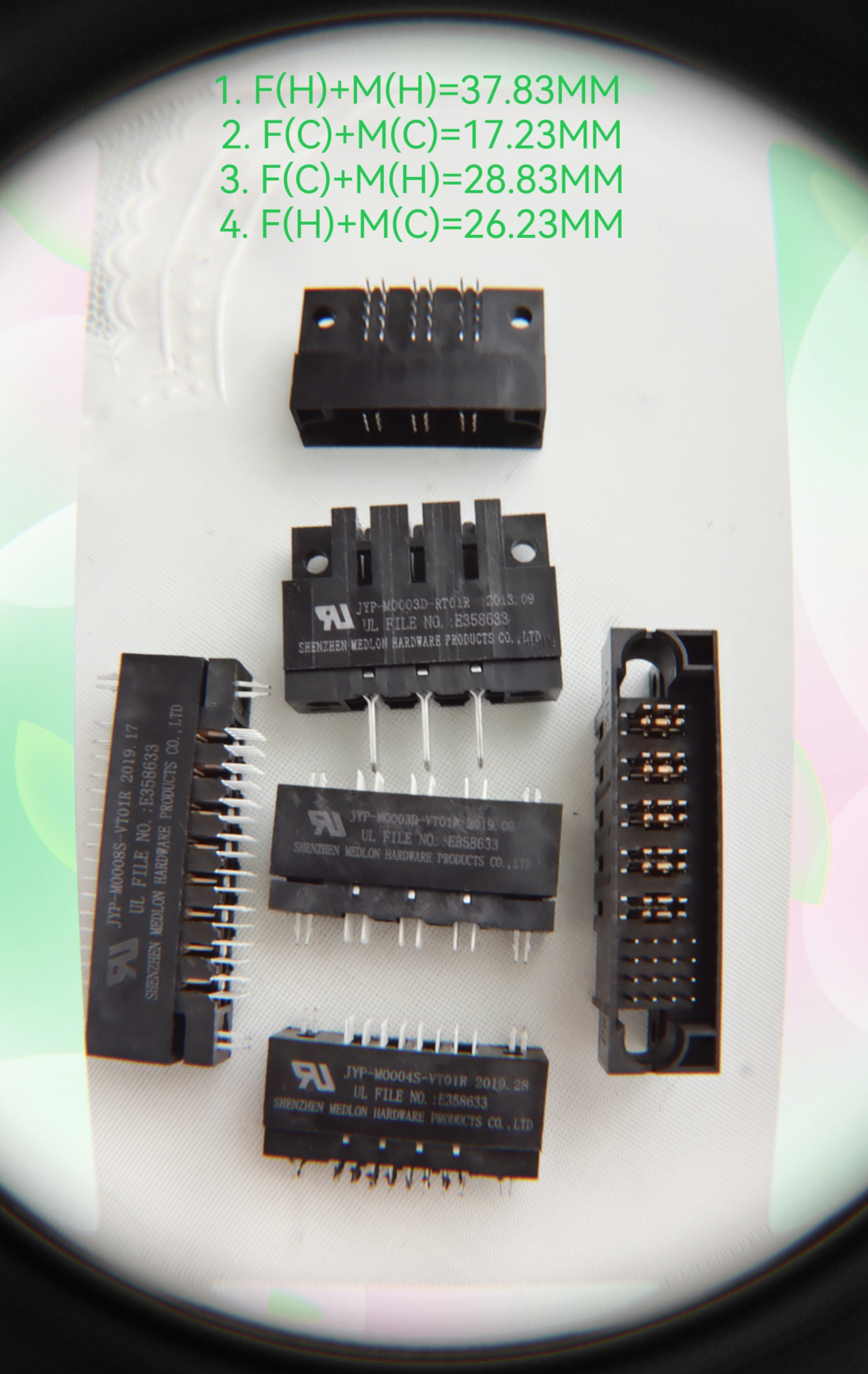 JYP-M1605B-VT01R JYP-F1605B-VT03R соединитель сигнала 5 контактов питания и 16 сигнальных контактов 2,5А-5А JYP-F1604B-RT05R